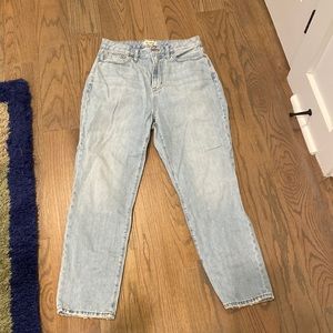 Madewell distress high rise jeans size 29